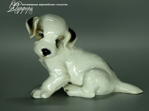 Купить фарфоровые статуэтки Rosenthal, Щенок терьера, Германия